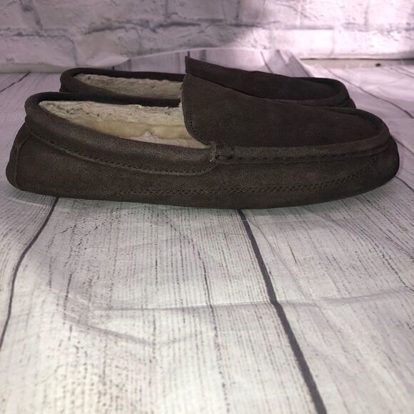 Goodfellow suede slippers dark brown size 7 - Picture 4 of 9